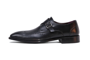 Monk Strap en cuir de veau lisse