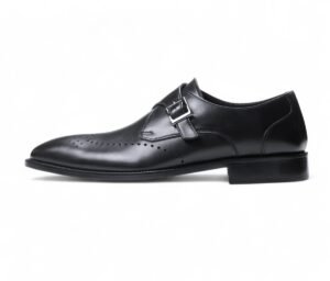 Monk Strap en cuir de veau lisse