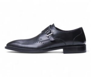 Monk Strap en cuir de veau lisse