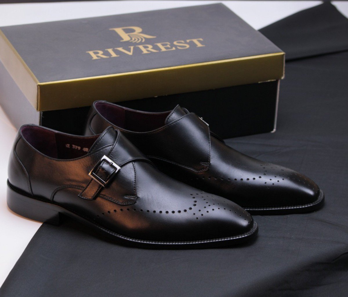Monk Strap en cuir de veau lisse – Image 10