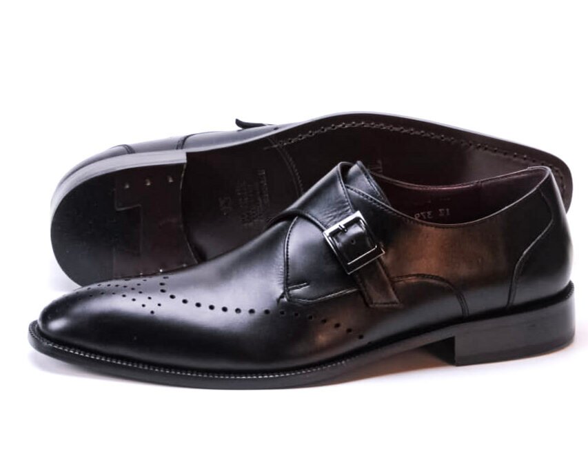 Monk Strap en cuir de veau lisse – Image 4