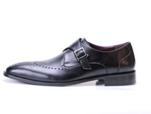 Monk Strap en cuir de veau lisse