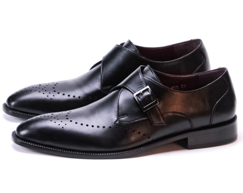 Monk Strap en cuir de veau lisse – Image 2